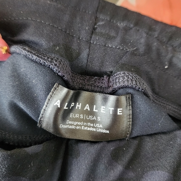 Alphalete Blue Camo Tappered Joggers Comfort Run Lounge Mens S - Picture 12 of 12